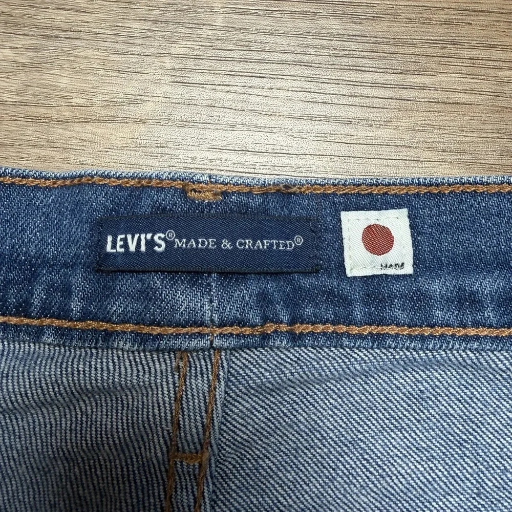 Levis Made &‎ Crafted Selvedge Jeans Men 32x34 502 Taper Japan Patchwork Big E
